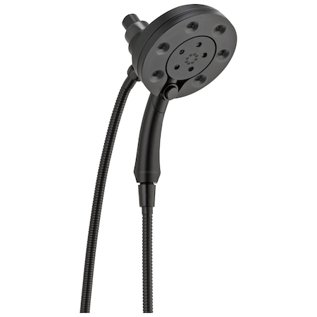 Delta Universal Showering Components H2OKinetic In2ition 4-Setting Two-in-One Shower 58472-BL