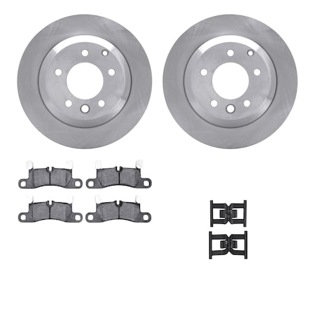 Dynamic Friction Co DFC Rotors with EURO 5000 Ceramic Brake Pads includes Hardware 6612-74185