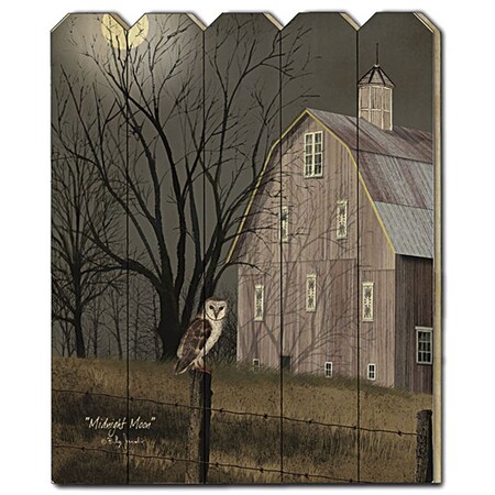 Homeroots Midnight Moon Unframed Print Wall Art 404541