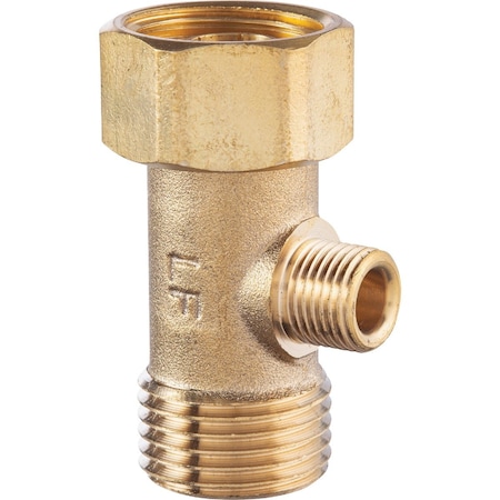 Do It Best 1/2'' FIP x 1/2'' MIP x 1/4'' OD Brass Extender Tee DIB2039LF