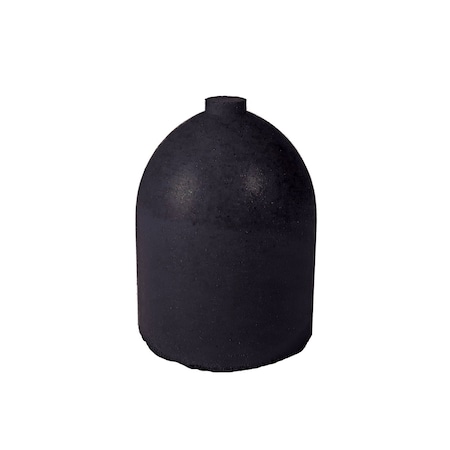 Dedeco RBR ABRASIVE CONE, BULLET 1" X 3/4", BLK CRS S/C 1/UNIT 0112