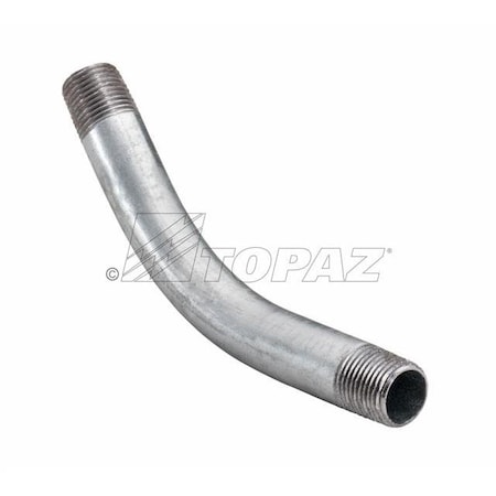 Topaz 45 DEG Elbow, Galvanized Steel, 3/4" 12
