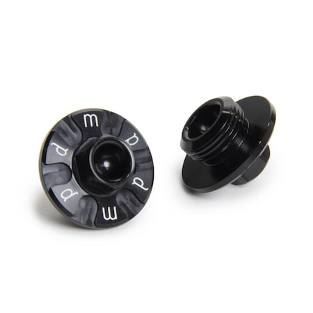 Backseat 1.125 in. Torsion Bar Retainer, Black Anodize, 2PK BA1602522