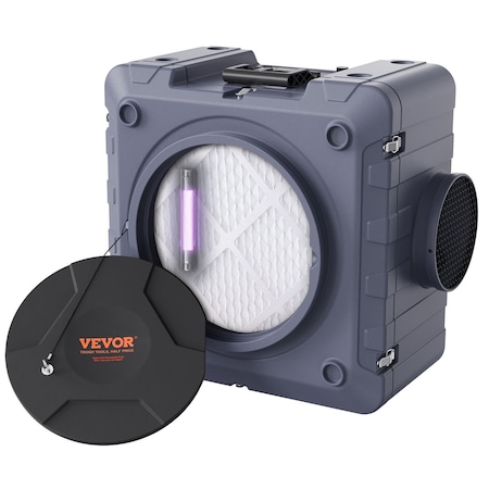 Vevor Air Scrubber with 3-Stage Filtration Stackable Negative Air Machine 800CFM ZHP2301-800
