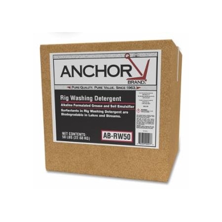 Anchor Brand Rig Washing Detergent, 50 lb, Drum 103-AB-RW50