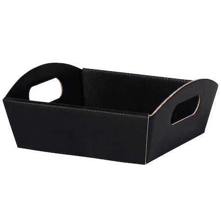 Nashville Wraps Black Shallow Folding Market Tray, Small, 6PK SFMTBK