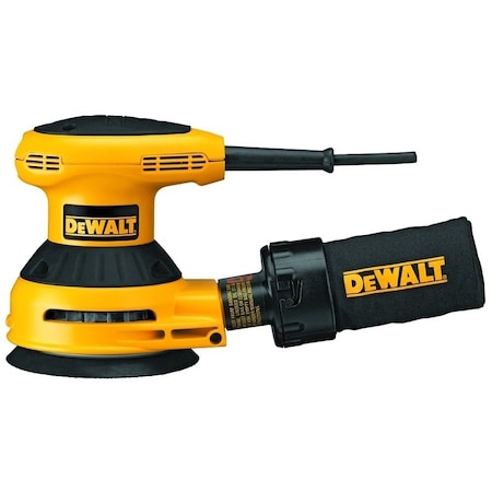 Dewalt DeWALT DWE6420/D26450 Random Orbit Sander, 120 V, 5 in Pad/Disc, 8 ft L Cord DWE6420/D26450