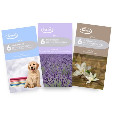 Ewbank Variety Pack Scented Fragrance Cards EB0942