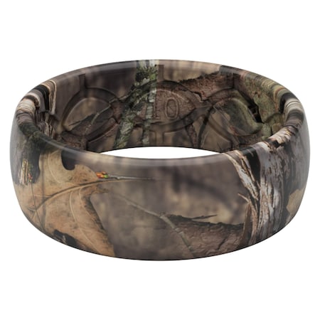 Groove Life Groove Life Mossy Oak Unisex Original Camo Round Brown Ring Silicone Water Resistant Size 10 R6-001-10