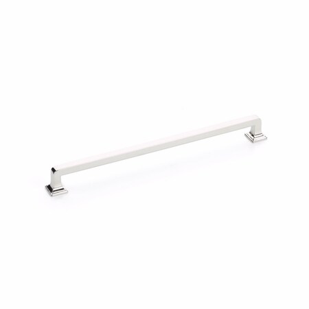 Schaub 10in Center to Center Menlo Park Cabinet Pull Polished Nickel Finish 524-PN