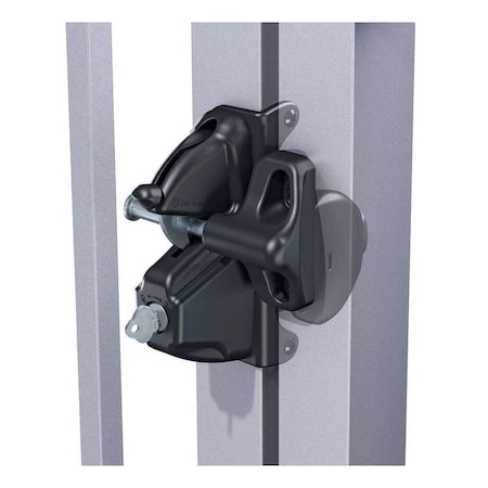 D&D Technologies LL Deluxe Latch EAK Keyed Different Black LLDAB-K