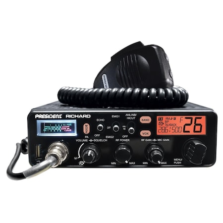 President 50 watt Pep AM & FM 10m Transceiver with Continuous Scanning PR54035