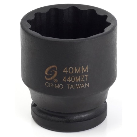 Sunex 3/4 in Drive 38Mm 12-Point Thin Wall Impact Socket 438MZT