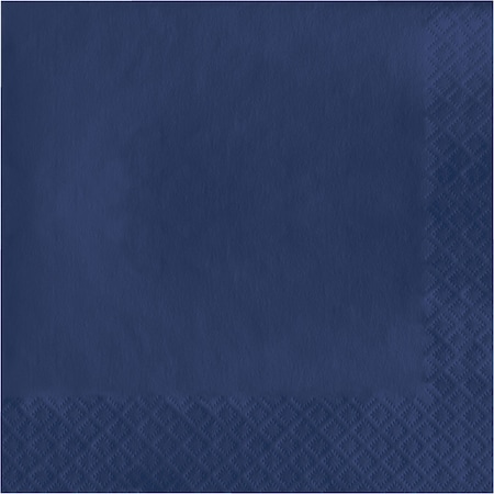 Touch Of Color 6.5" x 6.5" Navy Blue Napkins 600 PK 6691137B