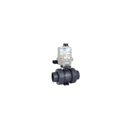 Hayward Flow Control Electric 2-Way Ball Valve, 2", PVC HRSTBH120STV
