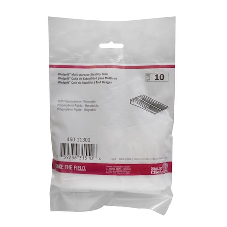 Sioux Chief WedgeIt Toilet Shims White Polypropolene 460-11300