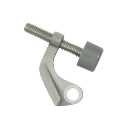 Patioplus Hinge Mounted Pin Stop for Steel Hinges, Satin Nickel - Solid PA575191