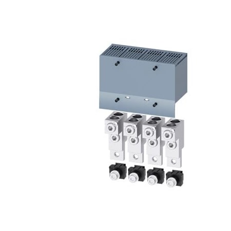 Siemens circular conduc. terminal TA2.3 2 x 25150 mmsqrd for 2 cables with auxiliary 3VA9254-0JC22