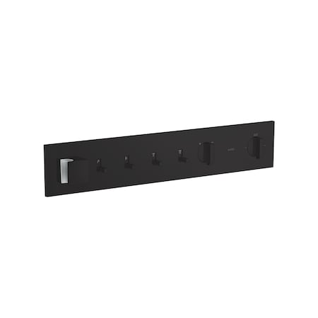 Axor ShowerComposition Thermostatic Module Trim for 4 Functions in Matte Black 12573671