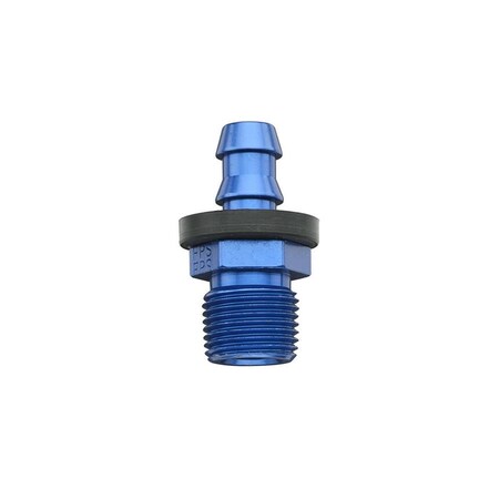 Fragola 200123 Hose Fitting 6-AN Straight Push Lock to 0.37 in. NPT FRG200123