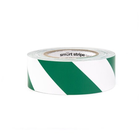 Smart Stripe Smart Stripe Hazard Floor Tape, Vinyl film, 4 in W., 100 ft L., 4 mil Thickness SSH473