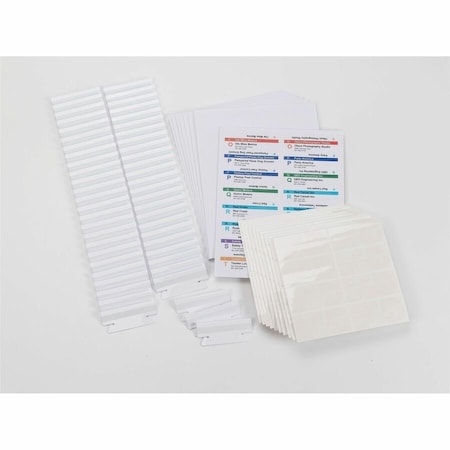 Smead Viewables Premium 3D hanging Folder Tabs and Labels, Assorted, 25PK SMD64905
