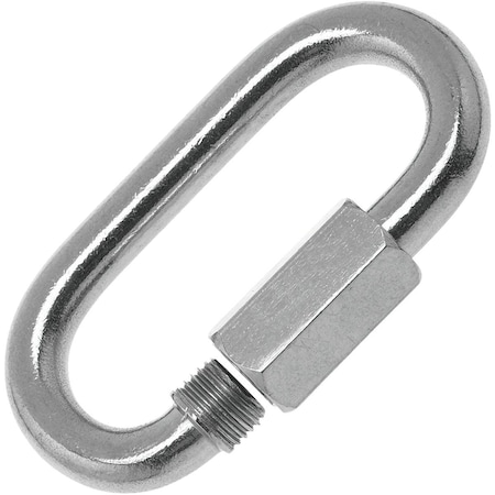 Campbell 1/4'' Polished Cast Stainless Steel Quick Link T7630536