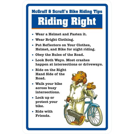 Lyle Riding Right (with Graphic), 10x14, Non-Reflective, White G-1263-ND_10x14