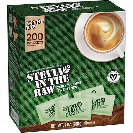 Stevia In The Raw Zerocalorie Sweetener, 200PK SMU76014