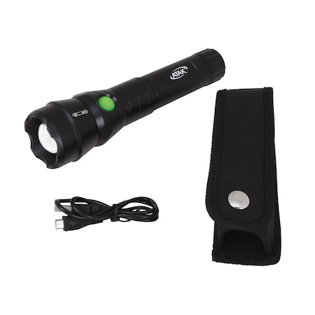 Performance Tool 551500LM Li-Ion Flashlight w/Pouch, Rechargeable Cree XPG3 LED, 3 Modes 551