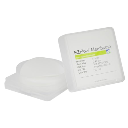 Foxx Life Sciences EZFlow Nylon Hydrophilic Membrane Filters, 0.45 um, 47 mm Diameter Filter Discs, 50PK 364-3612-OEM