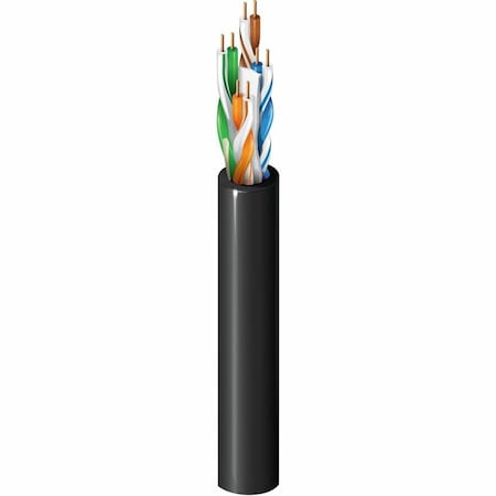 Belden 23-4P SOL BC U/UTP CMR CAT6, PO/PVC BLK IN/OUT 1000FT REEL, 1000FT 2146A 0101000