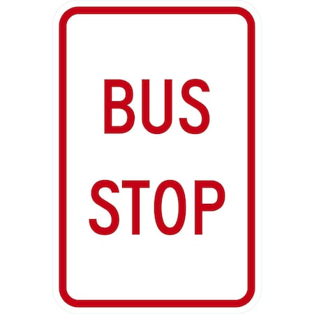 Lyle Bus Stop, 12x18, Engineer Grade, White G-3464-EG_12x18