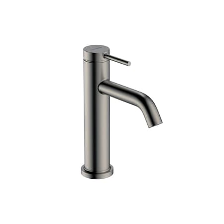 Hansgrohe Tecturis S Single-Hole Faucet 110 with Pop-Up Drain, 1.2 GPM in Brushed Black Chrome 73314341