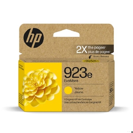 Hp 923e EvoMore Yellow Original Ink Cartridge, 800 Yield 4K0T6LN