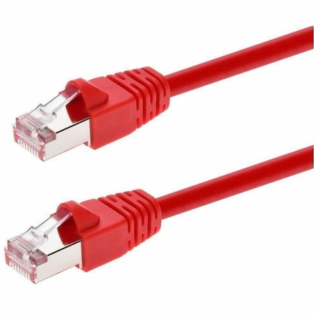 Monoprice Cat6A Ethernet Patch Cable - Snagless RJ45_ 550Mhz_ STP_ Pure Bare Cop 24363