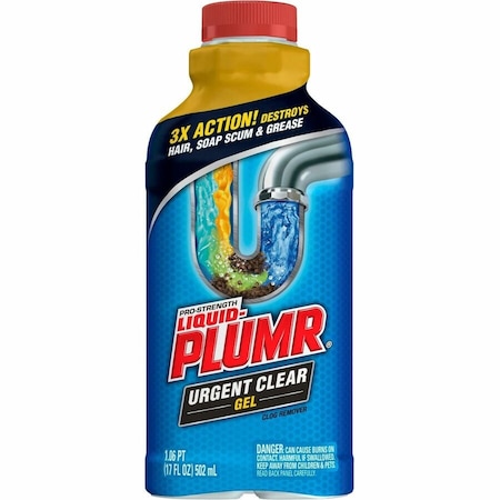 Liquid-Plumr Urgent Clear Liquid Clog Remover 1.06 oz 30548
