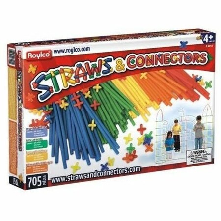 Roylco Straws & Connectors Set, 705 Pieces R6090