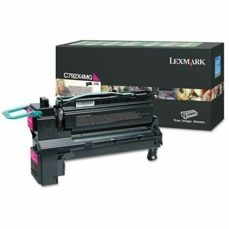Lexmark Return Program Extra High-Yield Toner, 17,000 Page-Yield, Magenta C792X4MG