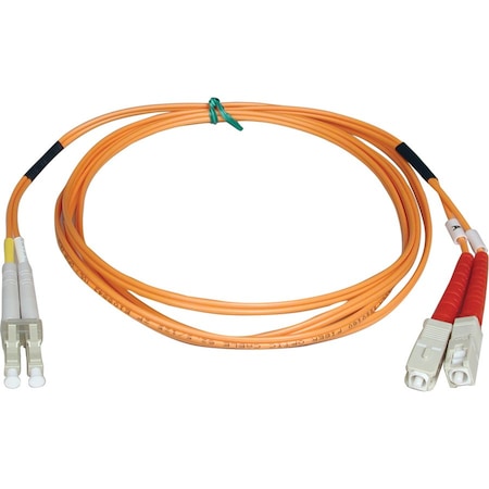 Eaton Tripp Lite Series Duplex Multimode 50/125 Fiber Patch Cable LC/SC, 3M 10 ft. N516-03M
