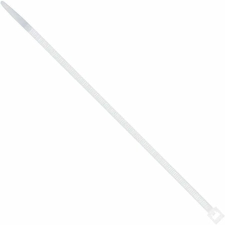 Dottie Cable Tie, 11 in L, 2.76 in Max Bundle Dia., Natural, Nylon 6/6, 50 lb Strength, 100 PK DT11
