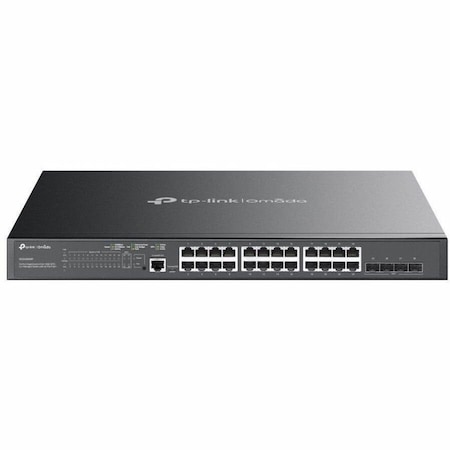 Tp-Link Omada 24-Port Gigabit and 4-Port 10GE SFP+ L2+ Managed Switch with 24-Port PoE+ SG3428XMP