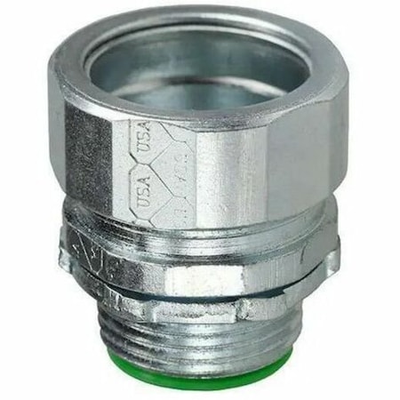 Dottie Conduit Fitting Connector, 1/2 in, Threadless, Steel, Zinc Plated NT50I