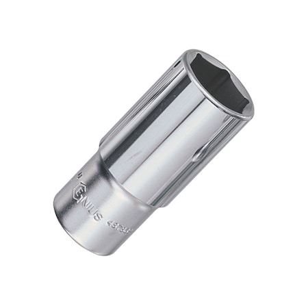 Genius Tools 1/2in Dr. 1 1/8in Deep Hand Socket 487836