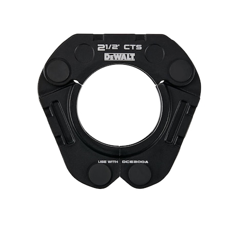 Dewalt Standard CTS Press Ring For 2-1/2 in Copper/Stainless Pipe, Black Galvanized DCE201212