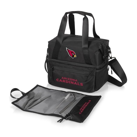 Picnic Time Family Of Brands NFL Arizona Cardinals - Tarana Recycled Lunch Bag Cooler with Utensils 515-01-179-014-2
