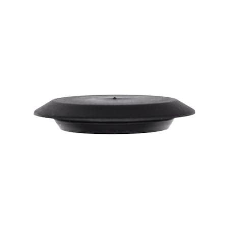 Auveco Flush Sheet Metal Plug Plastic 1in Hole Black, 100PK 11749