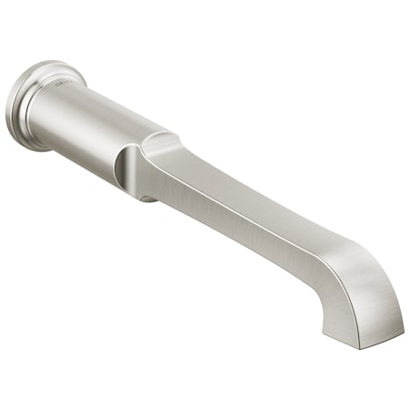 Delta Tetra Wall Mount Tub Filler Trim In Lumicoat Stainless T5789-SS-PR-LHP-WL