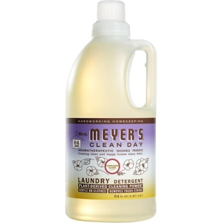 Method Mrs. Meyer's Clean Day Laundry Detergent, 64 fl-oz Bottle, Liquid, Compassion Flower 11928