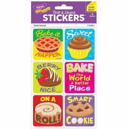 Trend Sweet Sayings Tear & Share Stickers, 180PK T47403